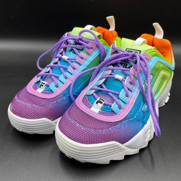 Fila Disruptor Ii Filas Tie Dye Shoes Rainbow Fila Disruptor
